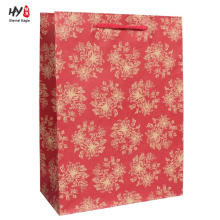 Eco-friendly recyclable kraft custom printed paper bag